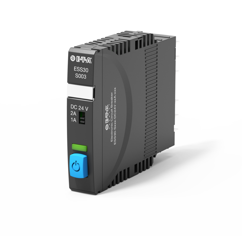 Typ ESS30-S von E-T-A: mit galvanischer Trennung; einzigartige Elektronischer Überstromschutz für DC 24 V Anwendungen