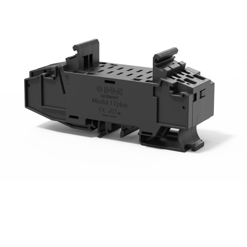 Typ Modul 17 plus von E-T-A: Das Modul 17plus ist ein Montage- und Stromverteilungssystem