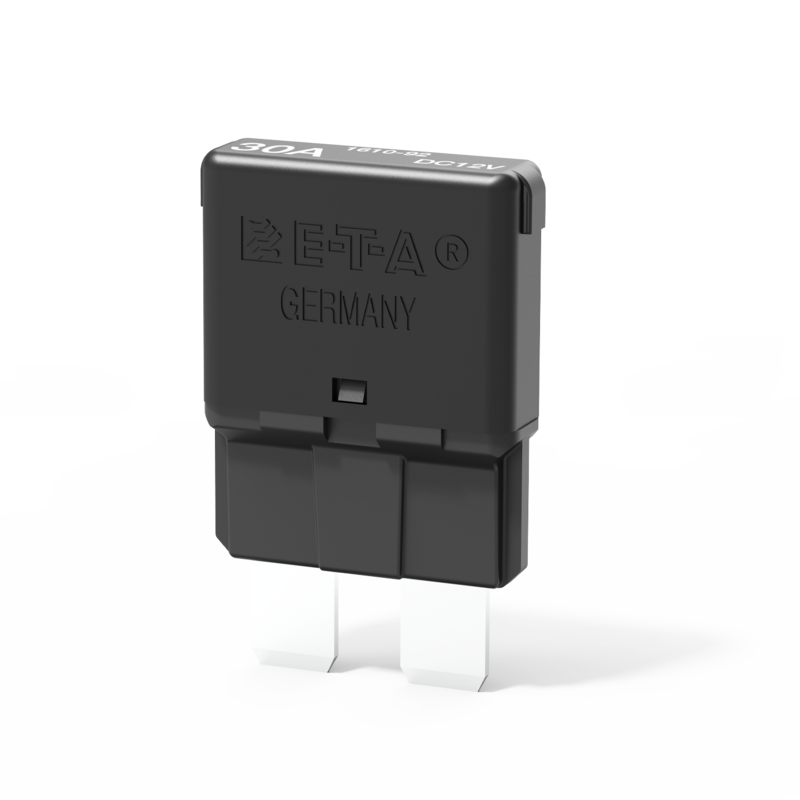 Thermischer Kfz-Sicherungsautomat, Typ 1610-92 | E-T-A Typ 1610-92 von E-T-A: Einpoliger, thermischer Kfz-Sicherungsautomat in sehr schmaler Bauform.