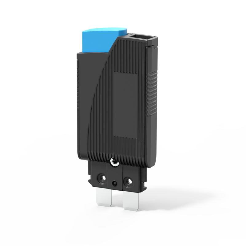 Thermischer Schutzschalter, Typ 1180 | E-T-A Typ 1180 von E-T-A: Einpoliger, thermischer Schutzschalter in Kleinbauweise mit wahlweise Schalterfunktion (Druck-Druck-Betätigung).